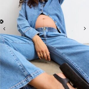 Hatch Light Blue Flare Jeans